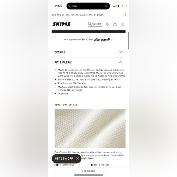 SKIMS onesie - Picture 4 of 6